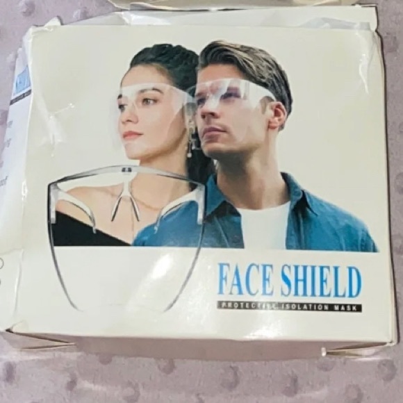 Protective isolation face shield mask - Picture 2 of 2